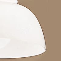 Glass: Milk white opaline